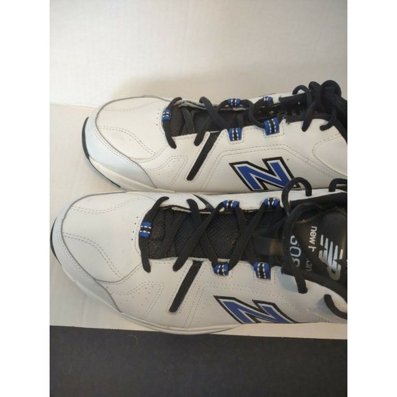 New Balance Men\'s US 12.5 XW 608v5 Training Shoes White/Royal/Black MX608WR5 main image 6